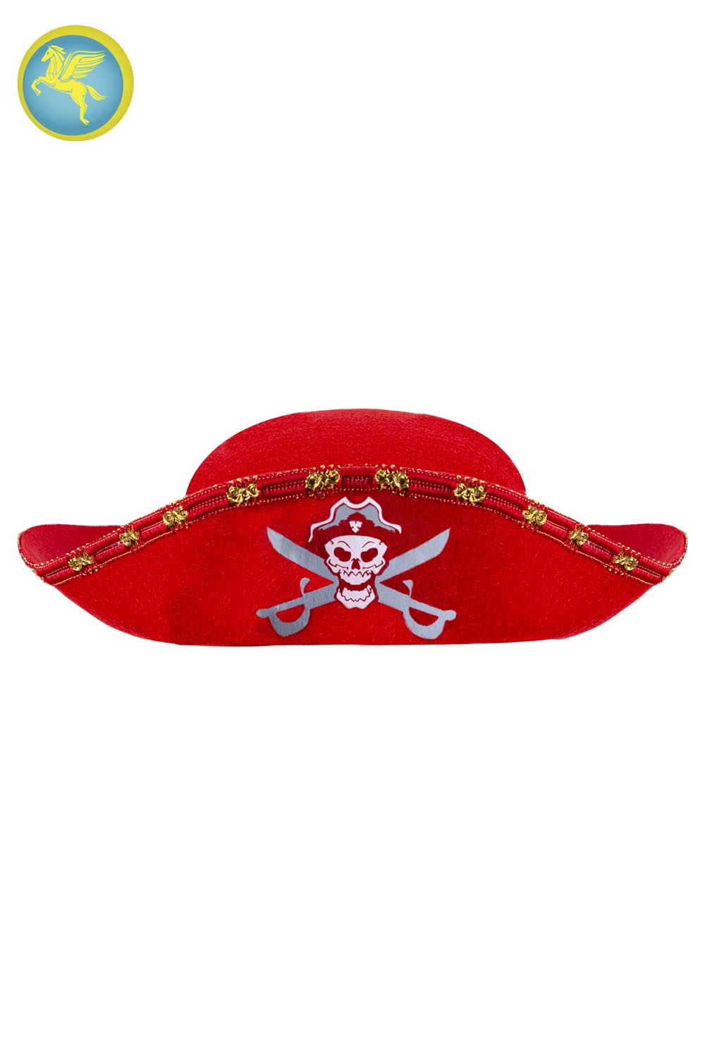 CAPPELLO PIRATA ROSSO